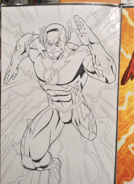 The Flash Original Art